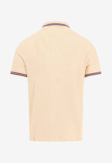 Valentino VLogo Patch Polo T-shirt Beige 6V3MH01KAQJ_581