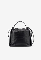 Brunello Cucinelli Soft Leather Mellow Bucket Bag Black MBGPD3611_C101