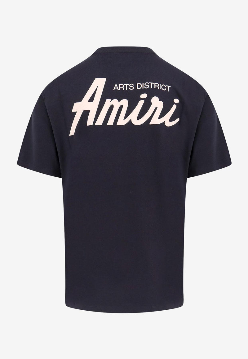 Amiri City Logo Crewneck T-shirt Black AMJYTE1146_BLACK