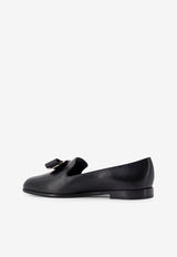 Salvatore Ferragamo Zamira Leather Loafers Black 01H522779200_NERO