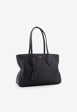 Salvatore Ferragamo Small Star Tote Bag in Hammered Leather Black 219861779343_NERO