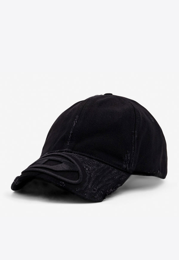 Diesel C-Ody Distressed Baseball Cap Black A174070TKAZ_02