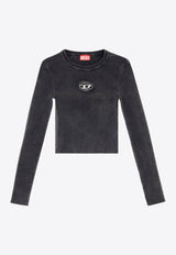 Diesel M-Anchor Cropped Sweater Black A148100AKBQ_900