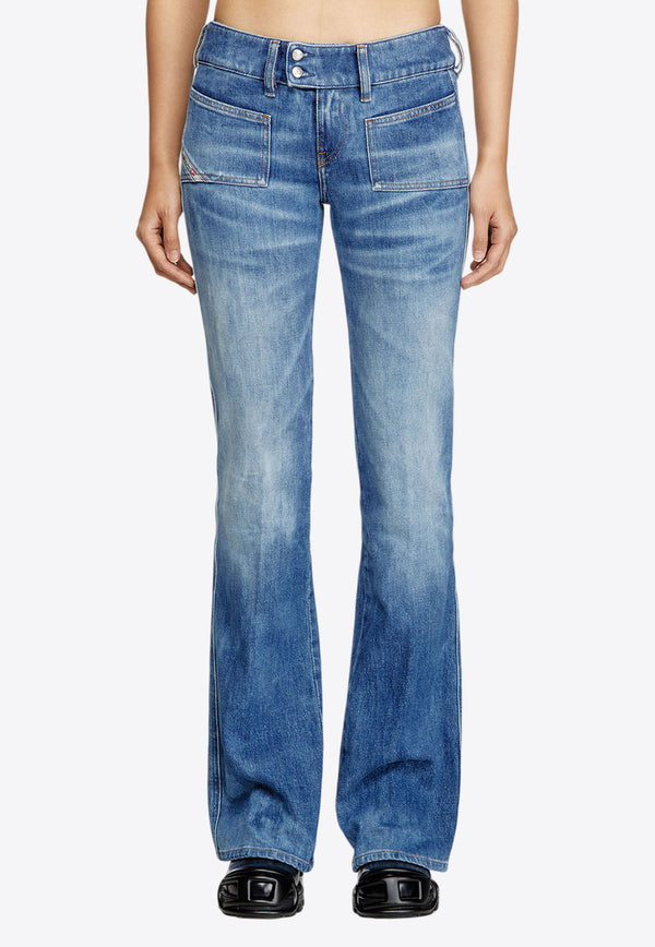 Diesel D-Hush Flared Jeans Blue A1382009L19_01