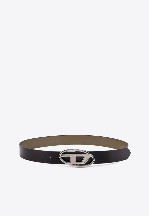 Diesel B-1DR Reversible Leather Belt Black X09874P1245_HA620