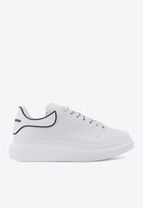 Alexander McQueen Oversized Leather Low-Top Sneakers White 625156WIEEQ_9074