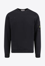 Logo-Patched Crewneck Sweatshirt Stone Island K1S156100003S0123_V0029