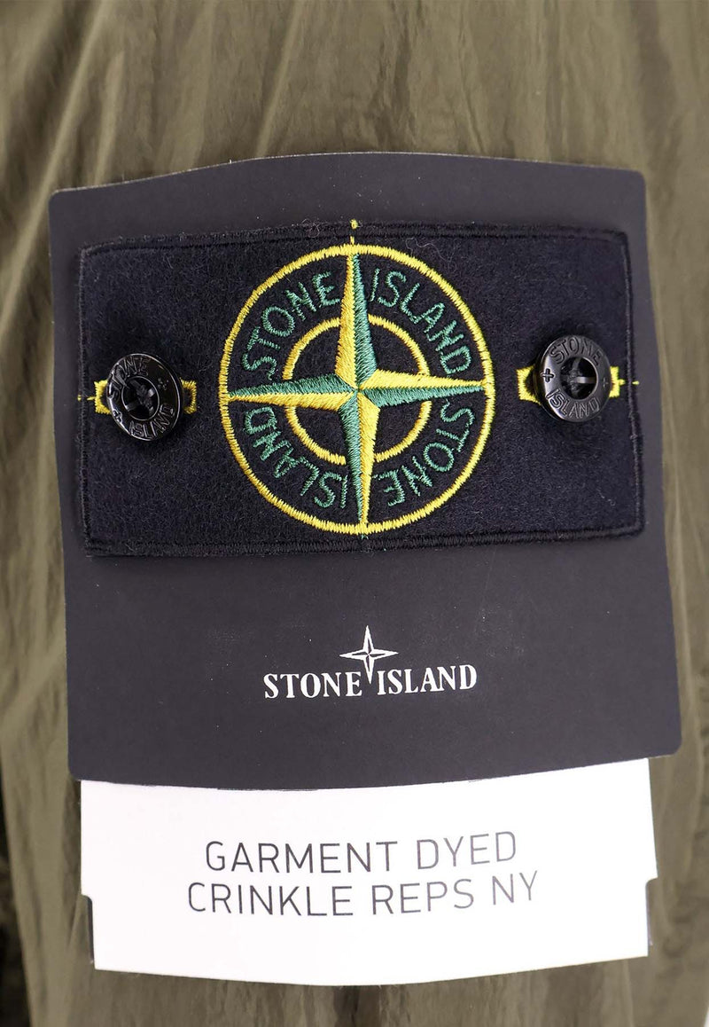 Stone Island Logo Patch Bomber Jackets Green K1S154100037S0A23_V0054