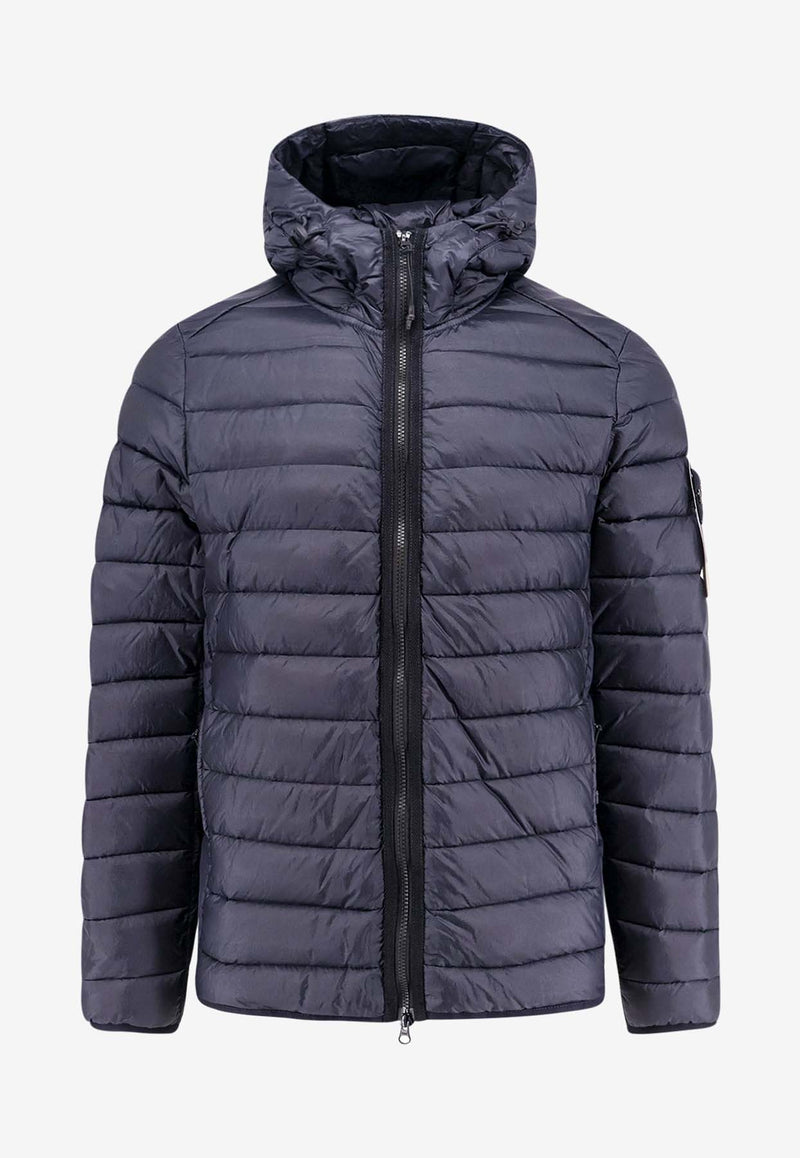 Stone Island Chambers Zipped Down Jacket Blue K1S154100403S0024_V0020