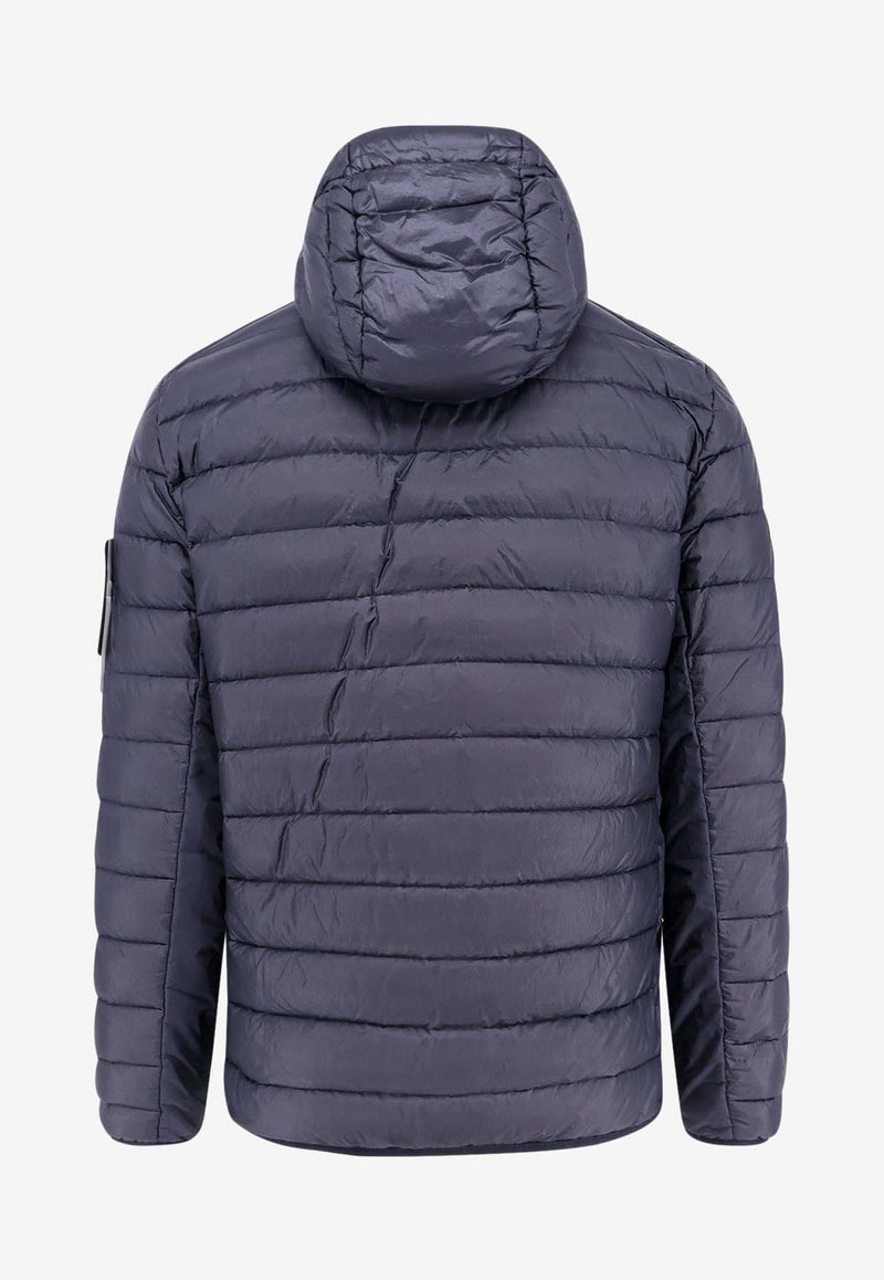 Stone Island Chambers Zipped Down Jacket Blue K1S154100403S0024_V0020