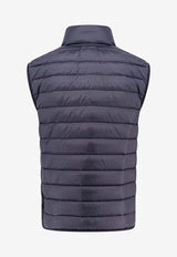 Stone Island Loom Nylon Down Vest Blue K1S15G100007S0024_V0020