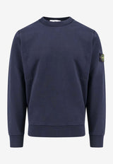 Stone Island Compass Patch Crewneck Sweatshirt Blue K1S156100044S0051_V0020