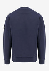 Stone Island Compass Patch Crewneck Sweatshirt Blue K1S156100044S0051_V0020