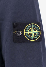 Stone Island Compass Patch Crewneck Sweatshirt Blue K1S156100044S0051_V0020