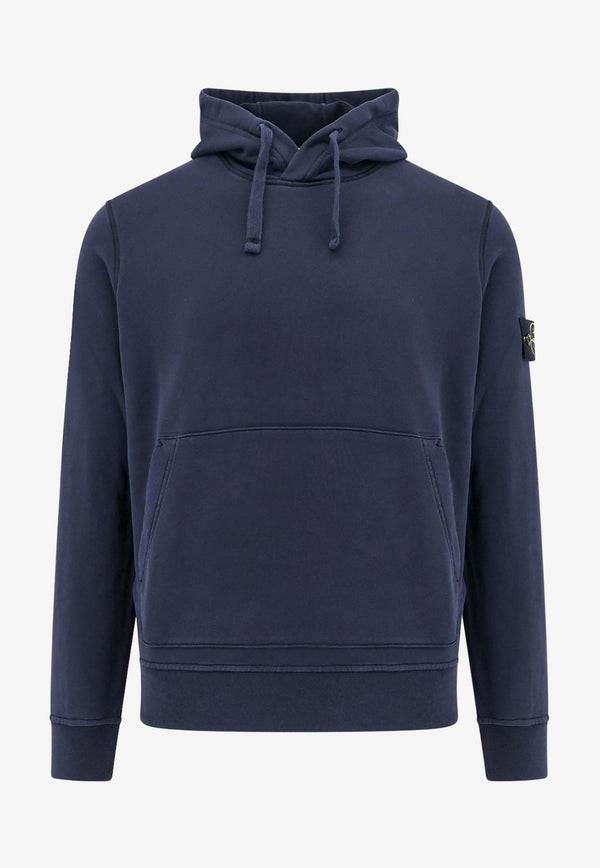 Stone Island Compass Patch Hooded Sweatshirt Blue K1S156100045S0051_V0020