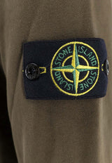 Stone Island Compass Patch Hooded Sweatshirt Green K1S156100045S0051_V0054