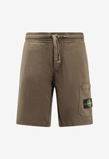 Stone Island Logo Patch Bermuda Shorts Green K1S156200012S0051_V0054