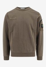 Stone Island Iconic Logo Patch Sweatshirt Green K1S156100003S0123_V0054