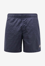 Stone Island Compass Patch Swim Shorts Blue K1S15B100009S0043_V0020