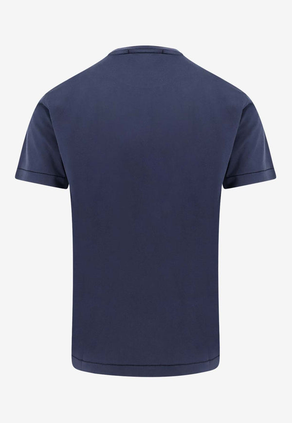 Stone Island Compass Patch T-shirt Blue K1S152100039S0013_V0020