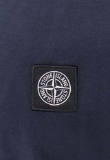 Stone Island Compass Patch T-shirt Blue K1S152100039S0013_V0020