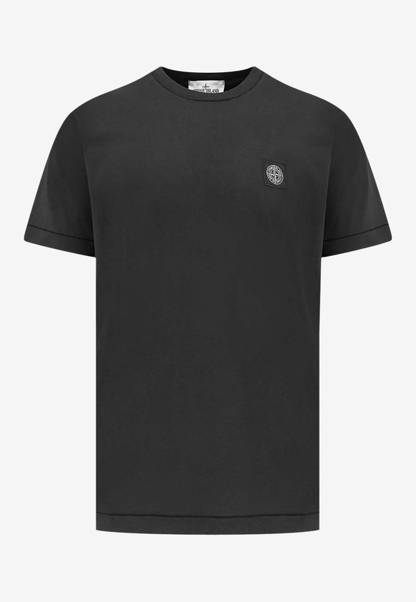 Stone Island Compass Patch T-shirt Black K1S152100039S0013_V0029