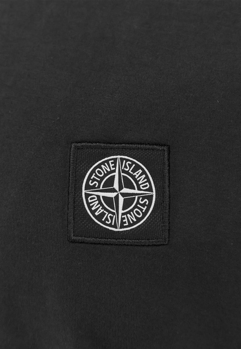 Stone Island Compass Patch T-shirt Black K1S152100039S0013_V0029