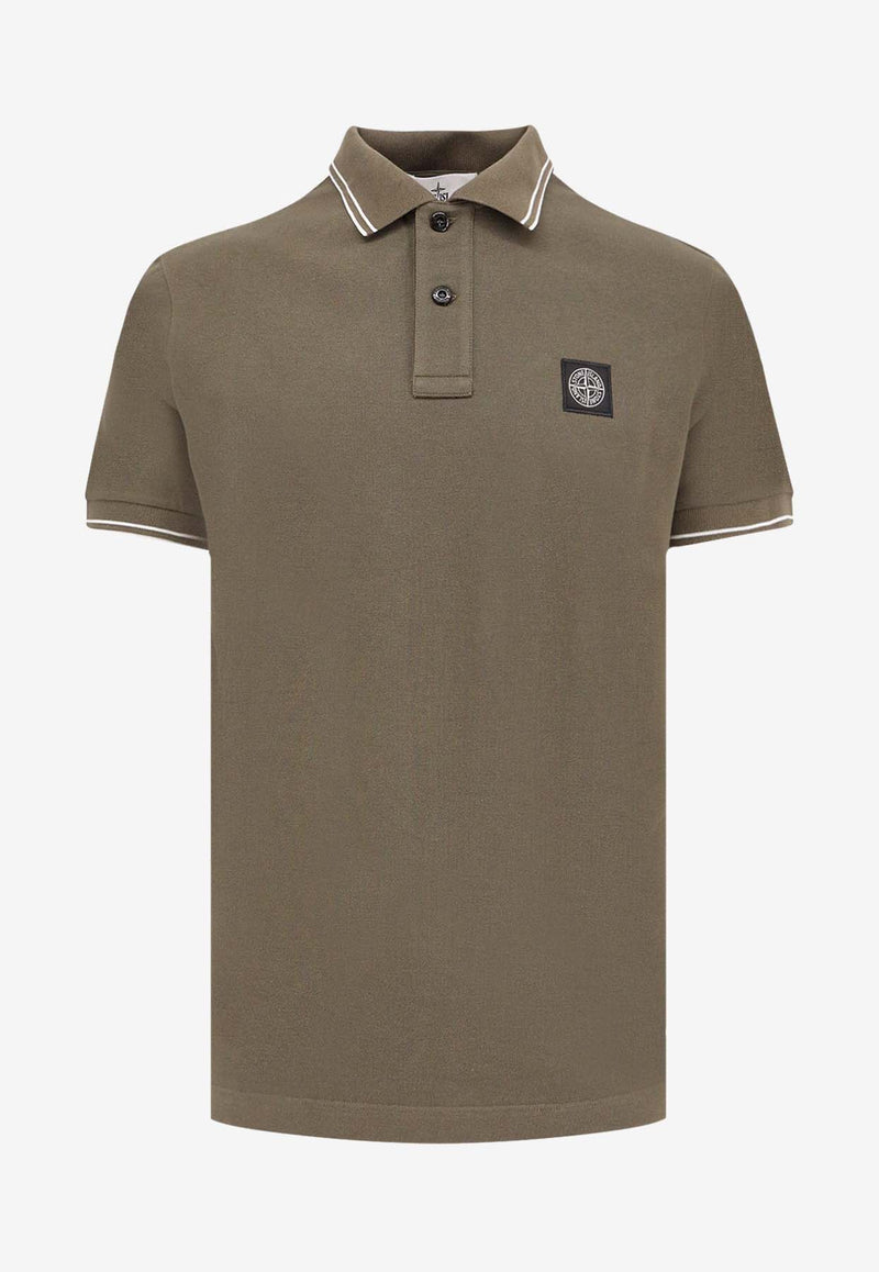 Stone Island Compass Logo Patch Polo T-shirt K1S1522002SCS0018_V0054