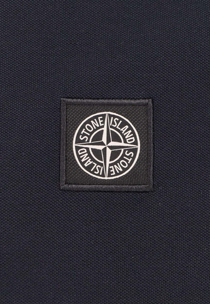 Stone Island Compass Logo Patch Polo T-shirt K1S1522002SCS0017_V0020