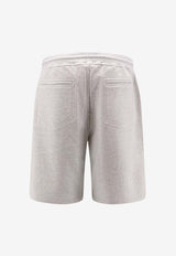 Brunello Cucinelli Bermuda Drawstring Shorts Gray MW8633318G_C3657