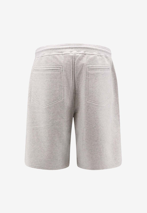 Brunello Cucinelli Bermuda Drawstring Shorts Gray MW8633318G_C3657