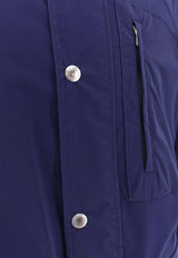 Brunello Cucinelli Techno Gabardine Field Jacket Blue MR4566490_C1975