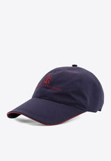 Brunello Cucinelli Logo Embroidered Baseball Cap Blue MD4799850_CDB71