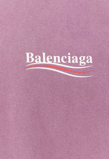 Balenciaga Political Campaign Distressed T-shirt Pink 764235TNVG5_3569