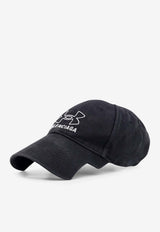 Balenciaga X Under Armour Embroidered Logo Baseball Cap Black 807145410B2_1160