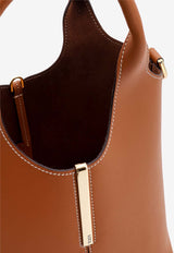 Tod
s Mini Tote Bag in Calf Leather Brown XBWEBRF0100UBL_2L83