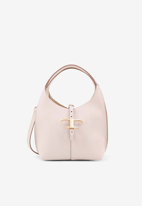 Tod
s T-Timeless Leather Top Handle Bag Cream XBWTSEA0100XSO_B015