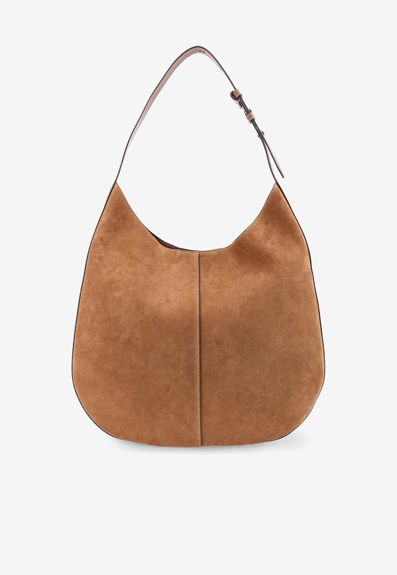 Tod
s Small Di Suede Hobo Bag  Brown XBWDBSR9300P3A_3L04