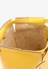 Tod
s Small Di Bag Folio Leather Shoulder Bag  Yellow XBWDBMAT200ROR_G245