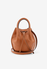 Tod
s Mini Buz Leather Bucket Bag Brown XBWBUZK0100UPP_S410