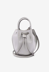 Tod
s Mini Buz Leather Bucket Bag Gray XBWBUZK0100UPP_B215