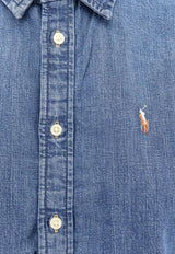 Polo Ralph Lauren Embroidered Logo Denim ShirtBlue 211969458_001