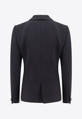 Giorgio Armani Silk Single-Breasted Suit Black 8CHAT001T001O_UC99