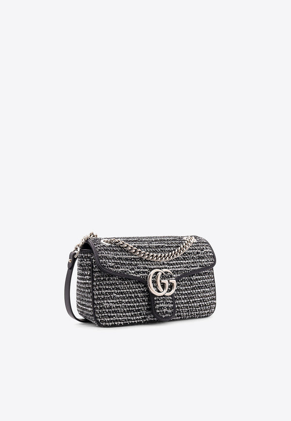 Gucci GG Marmont Shoulder Bag Black 443497FADRM_1056