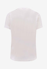 Brunello Cucinelli Monili Crewneck T-shirt White M0T81HA800_C6159