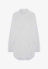 Dries Van Noten Turtleneck Oversized Shirt White 0107029293/P_DRVNO-001