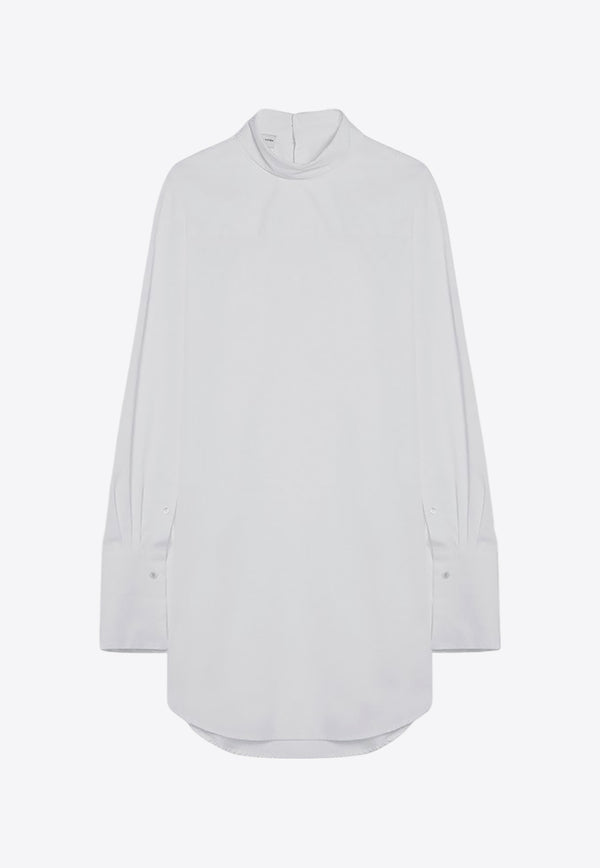 Dries Van Noten Turtleneck Oversized Shirt White 0107029293/P_DRVNO-001