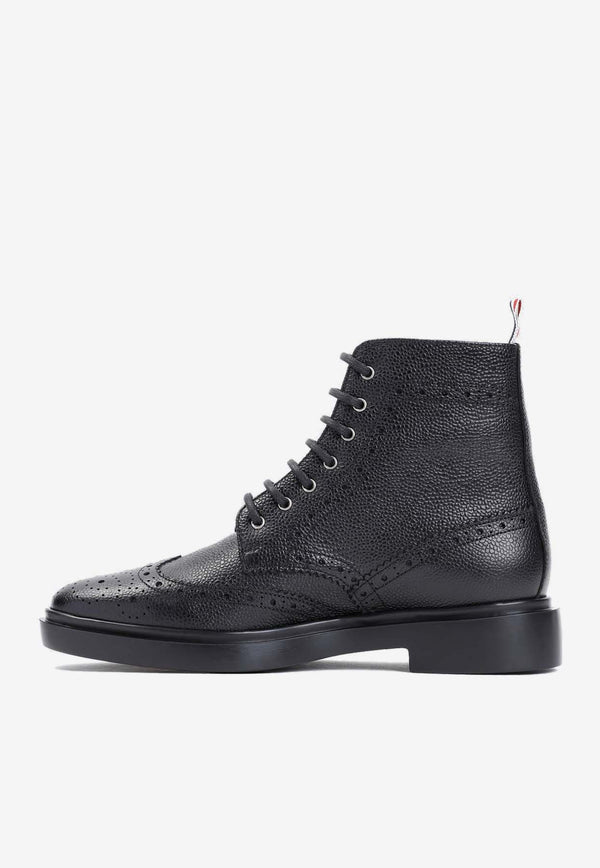 Classic Wingtip Ankle Boots