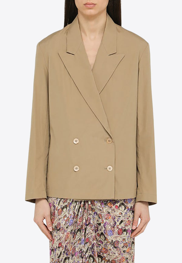 Dries Van Noten Double-Breasted Blazer Beige 0107328255/O_DRVNO-103