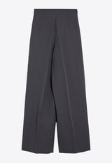 Dries Van Noten Wide-Leg Tailored Pants Gray 0109059347/P_DRVNO-811